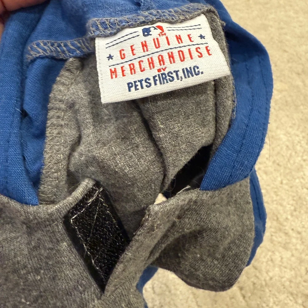 MLB Los Angeles Dodgers DOG PET Hoodie - Blue and Gray XS